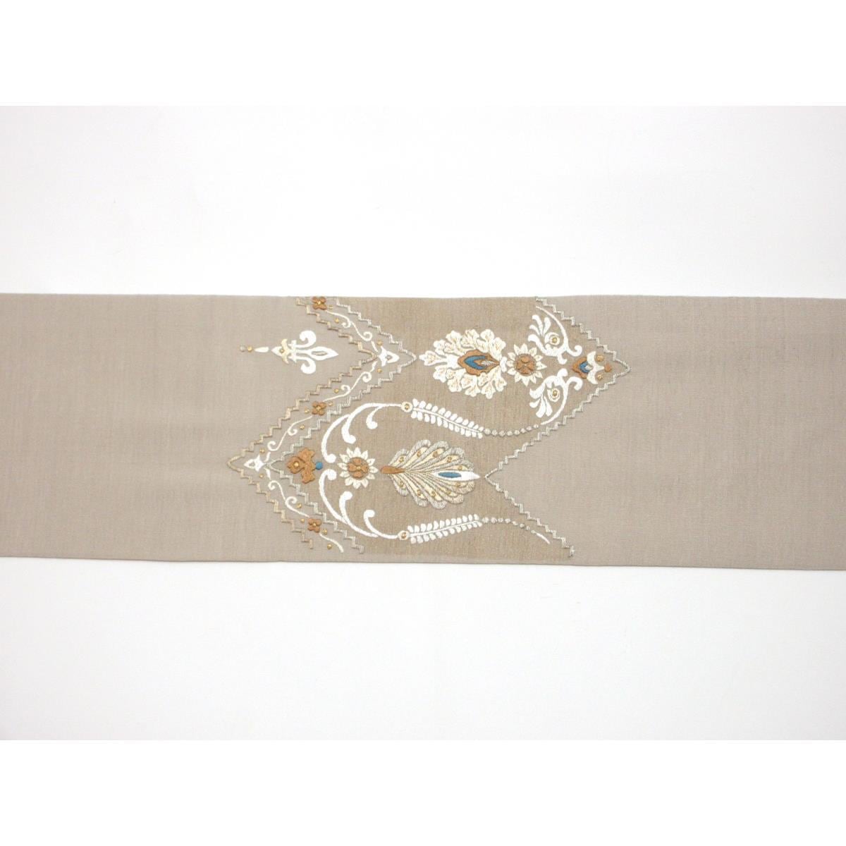 【新品】名古屋帯　刺繍加工【貴久樹】