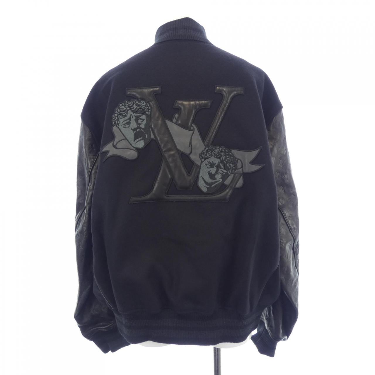 ルイヴィトン LOUIS VUITTON モノグラムエンボスレザーアンドウールブルゾン HNL06EZCZ ブルゾン