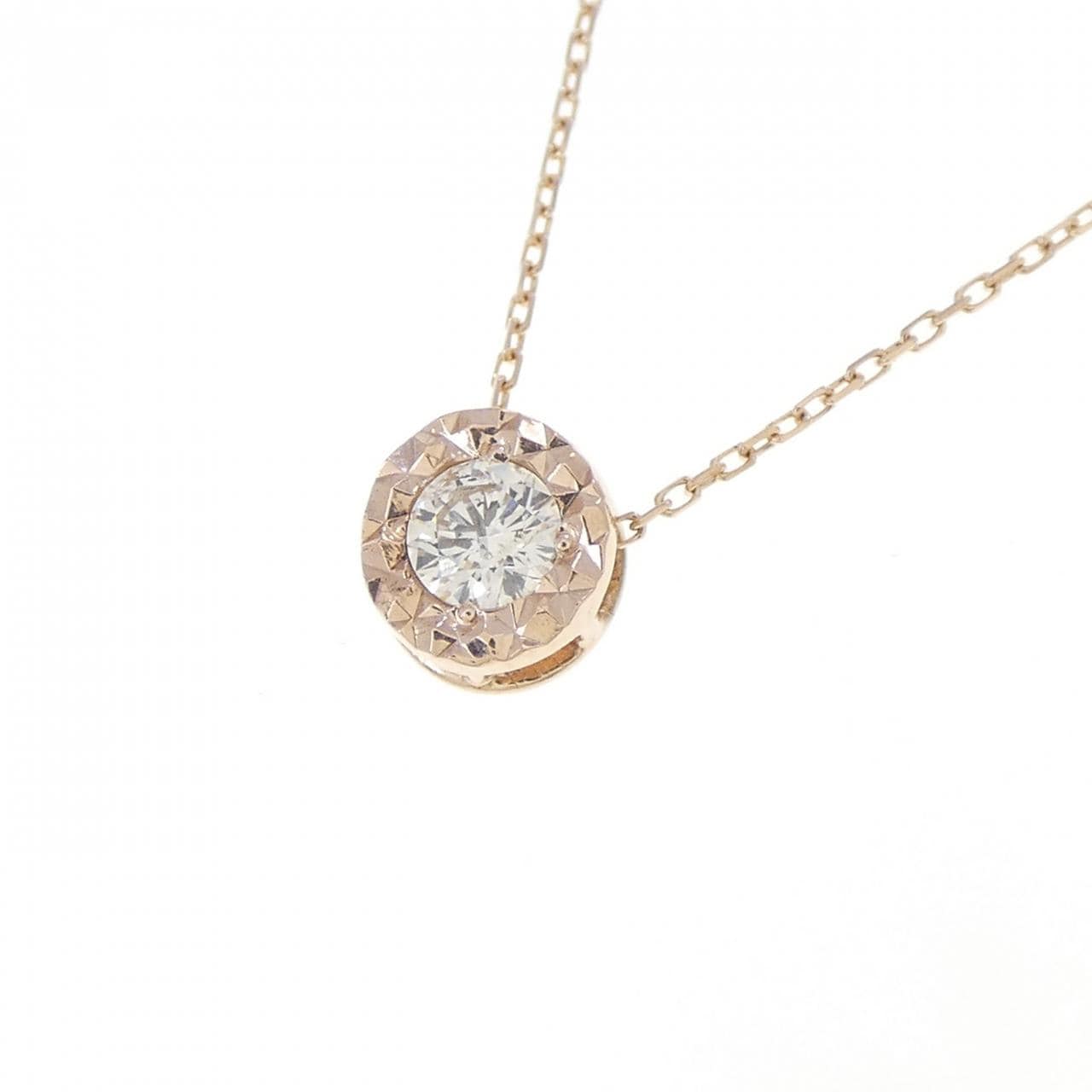 K10PG ダイヤモンド ネックレス 0.08CT