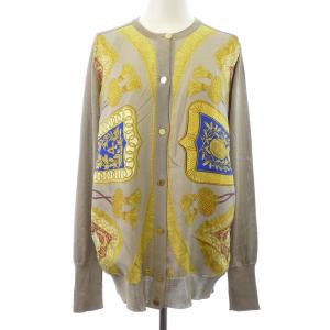 【ヴィンテージ】エルメス HERMES POSTE ET CAVALERIE ツイルレーヌ. カーディガン