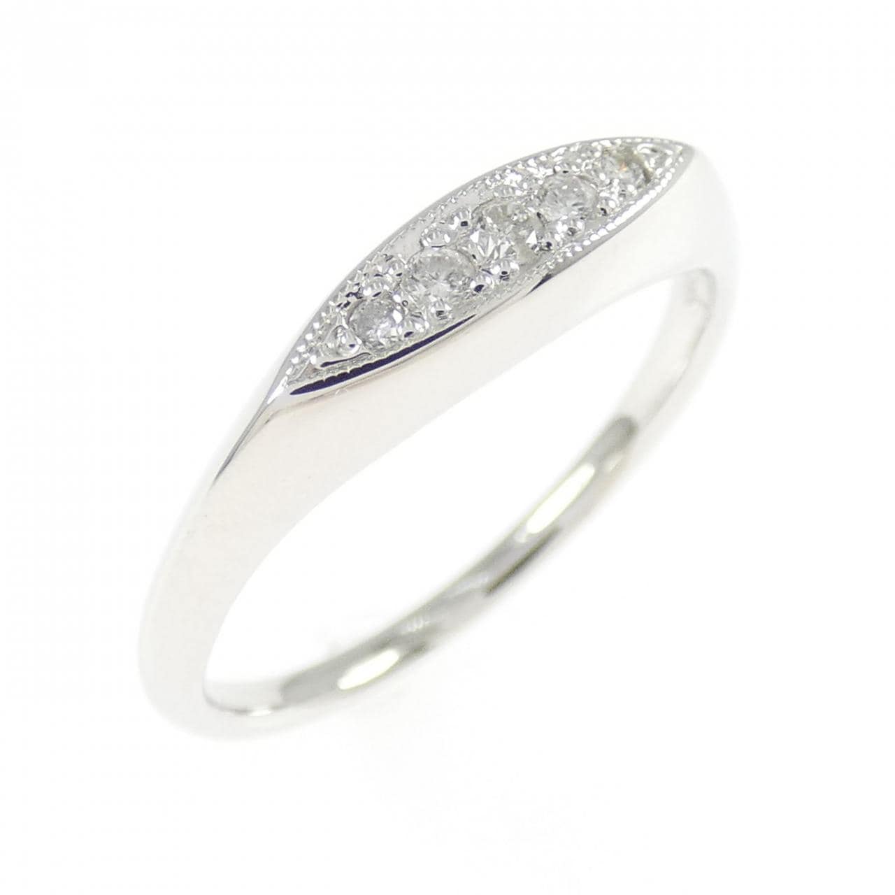 アガット ダイヤモンド リング 0.06CT