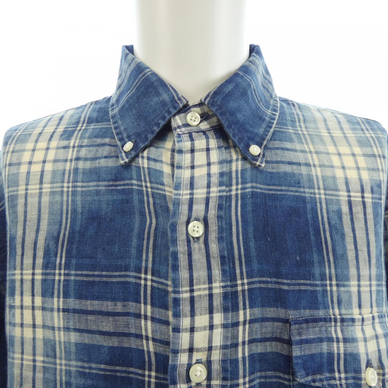 ポロラルフローレン POLO RALPH LAUREN CLASSIC FIT INDIGO シャツ