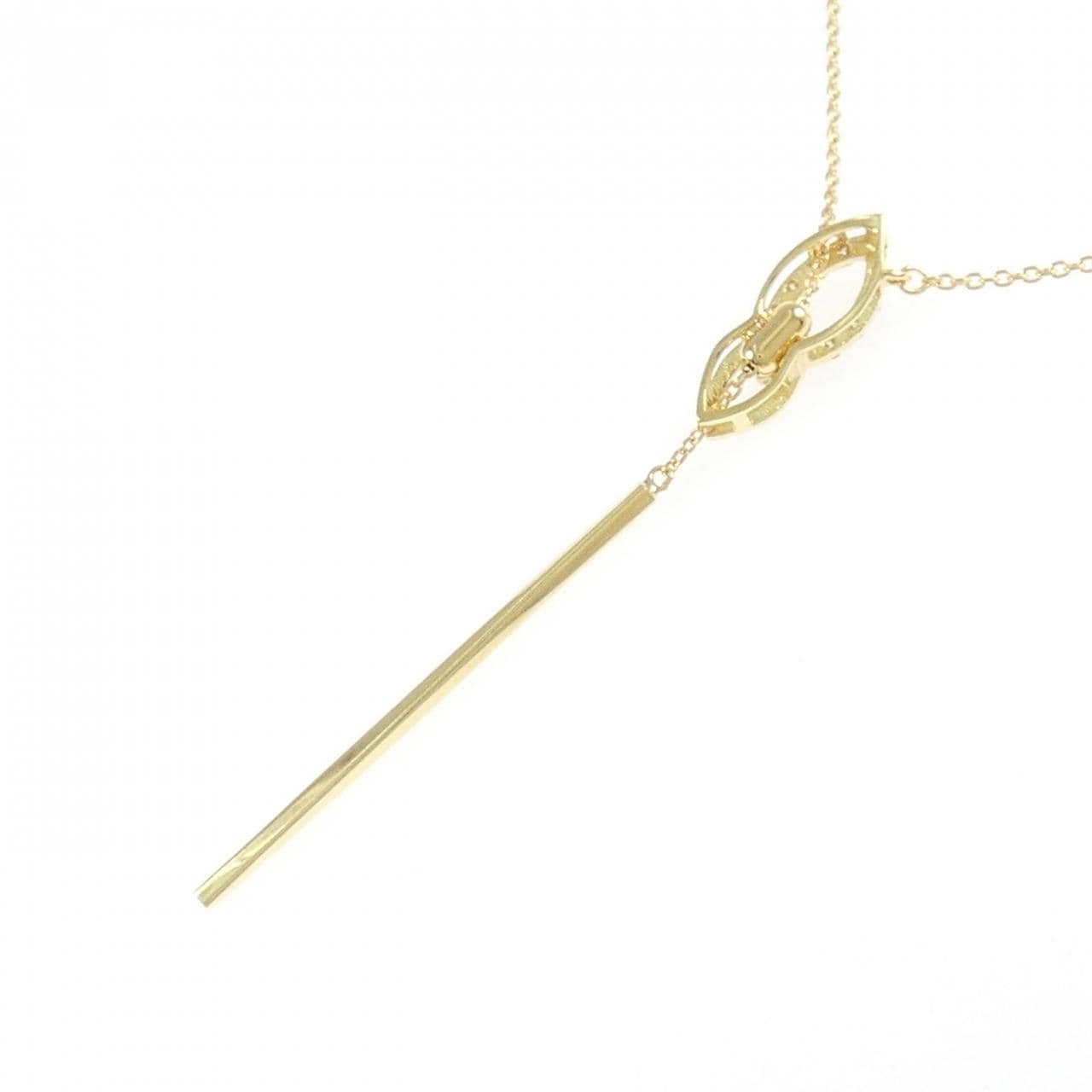 K18YG ダイヤモンド ネックレス 0.07CT