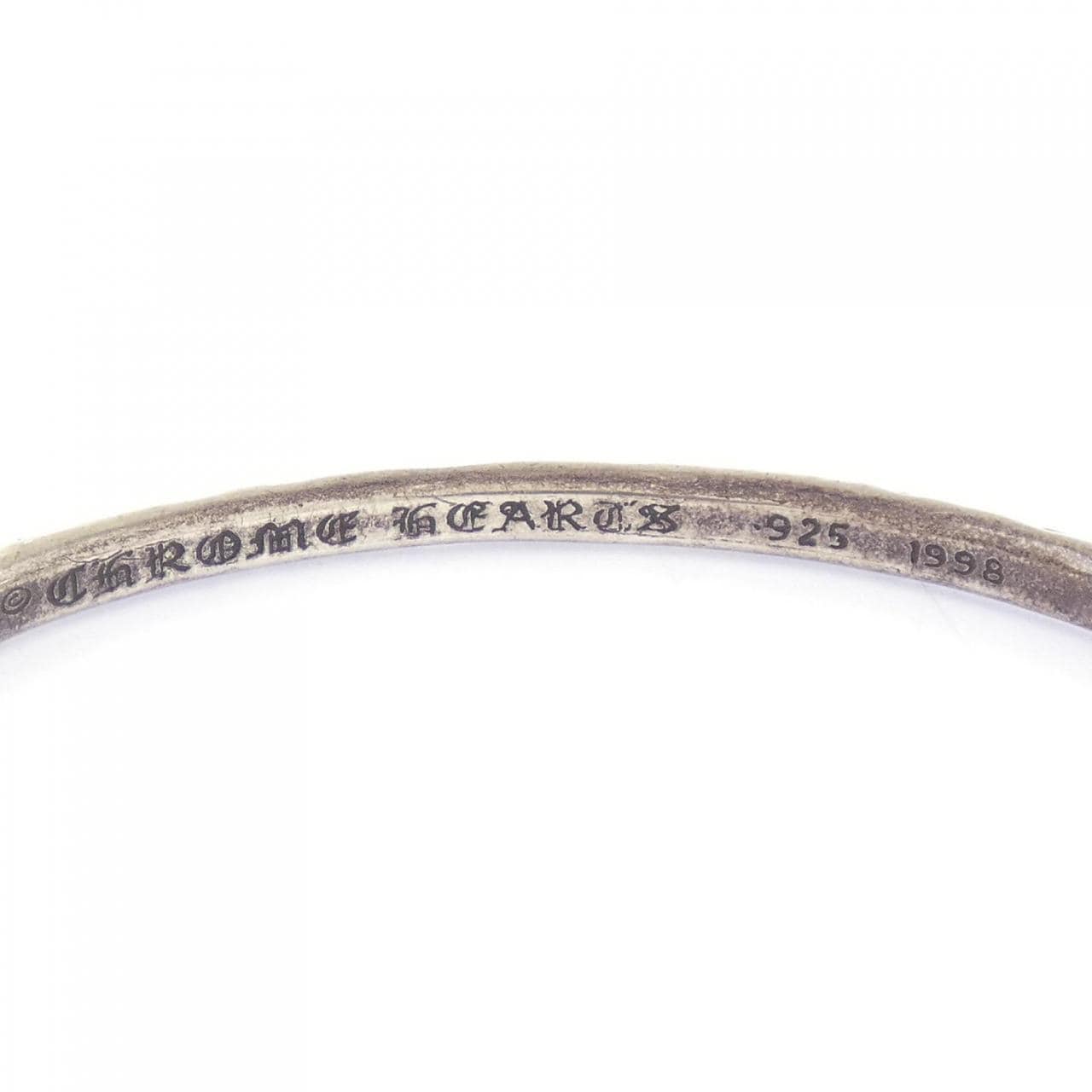 クロムハーツ CHROME HEARTS BANGLE SCROLLBAND 200033406SLVBR3019 BRACELET
