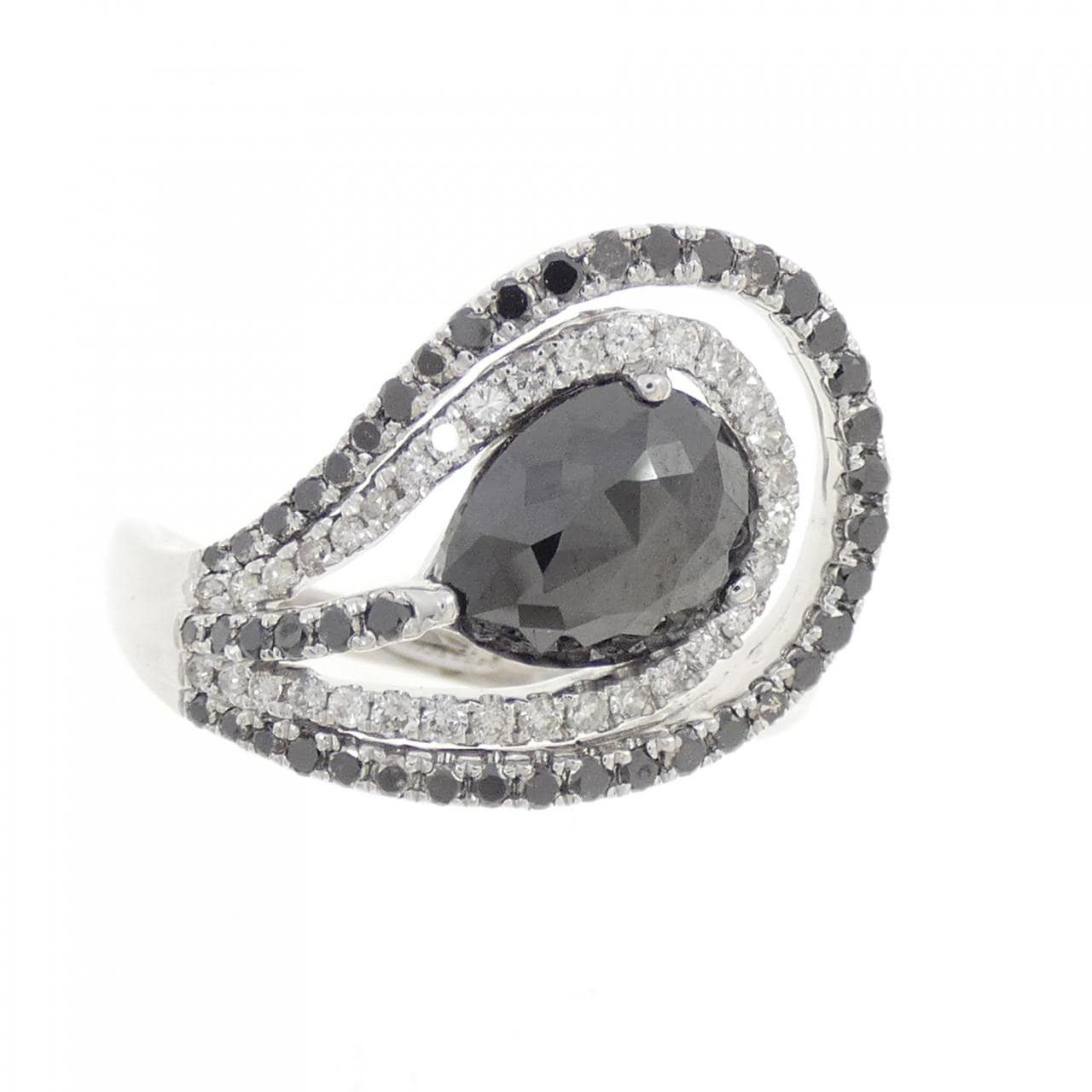 K18WG ダイヤモンド リング 1.49CT