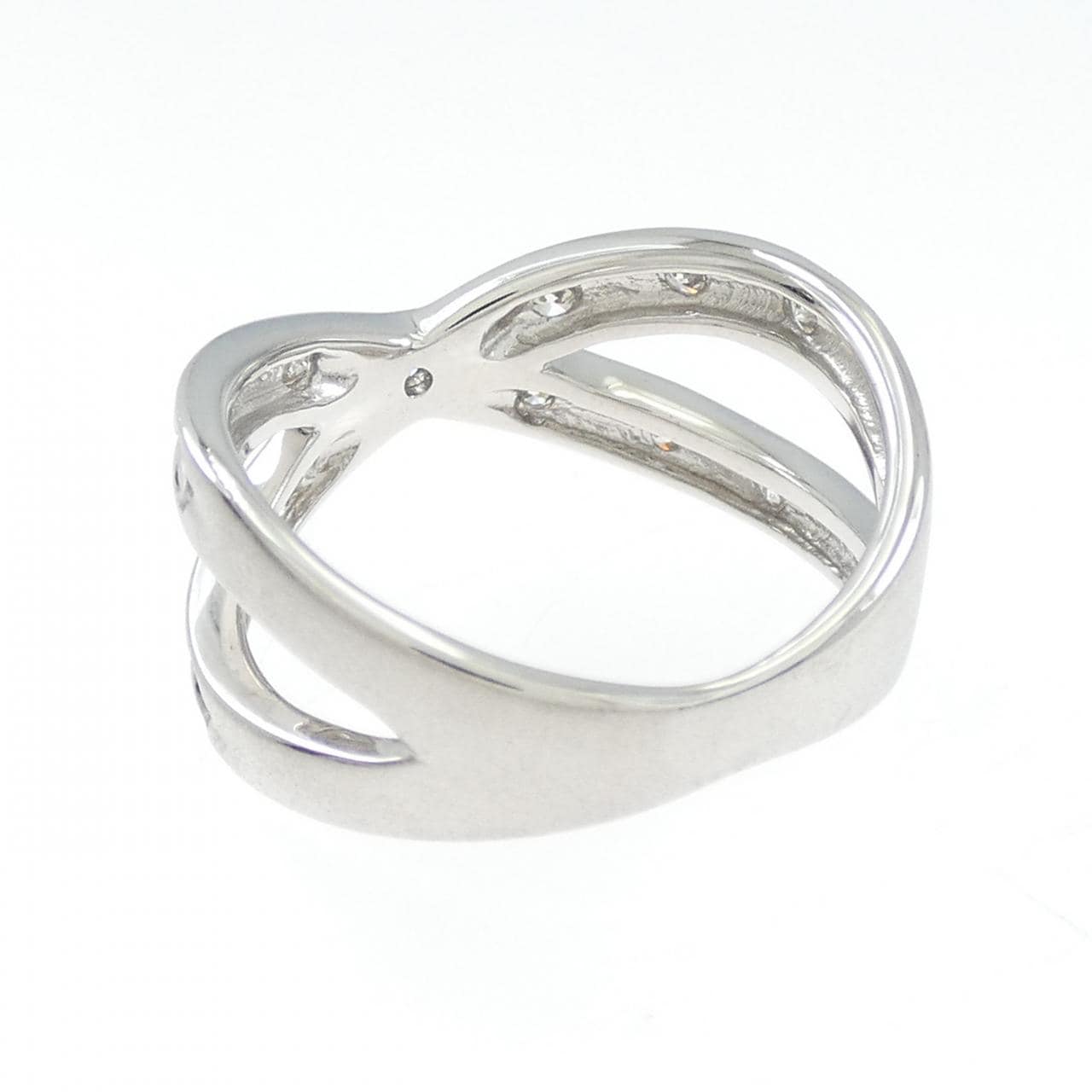 K18WG ダイヤモンド リング 0.32CT