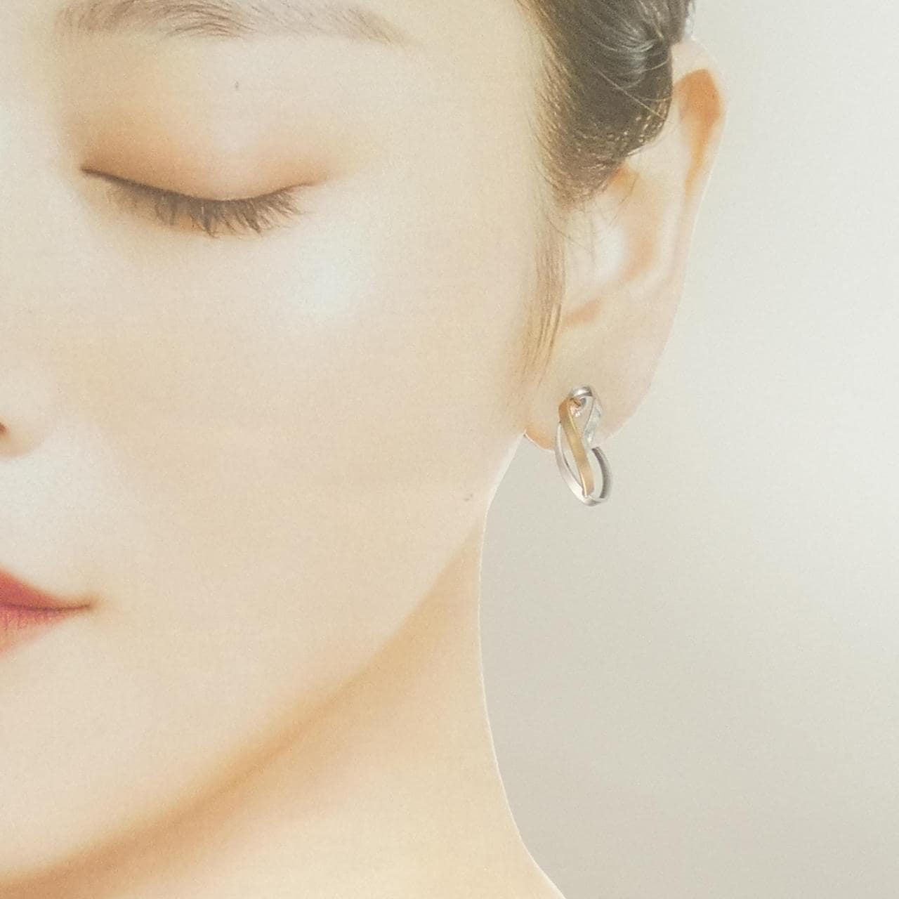 K14WG/K18PG ピアス