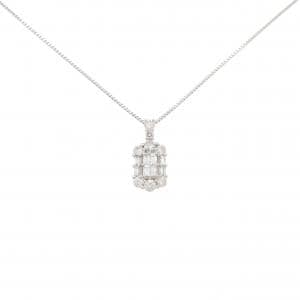 PT900/PT850 ダイヤモンド ネックレス 0.50CT