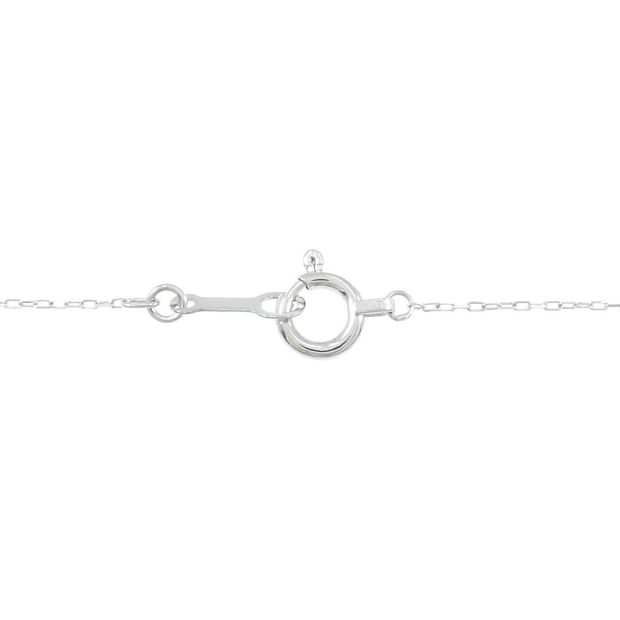 PT900/PT850 ソリティア ダイヤモンド ネックレス 0.10CT