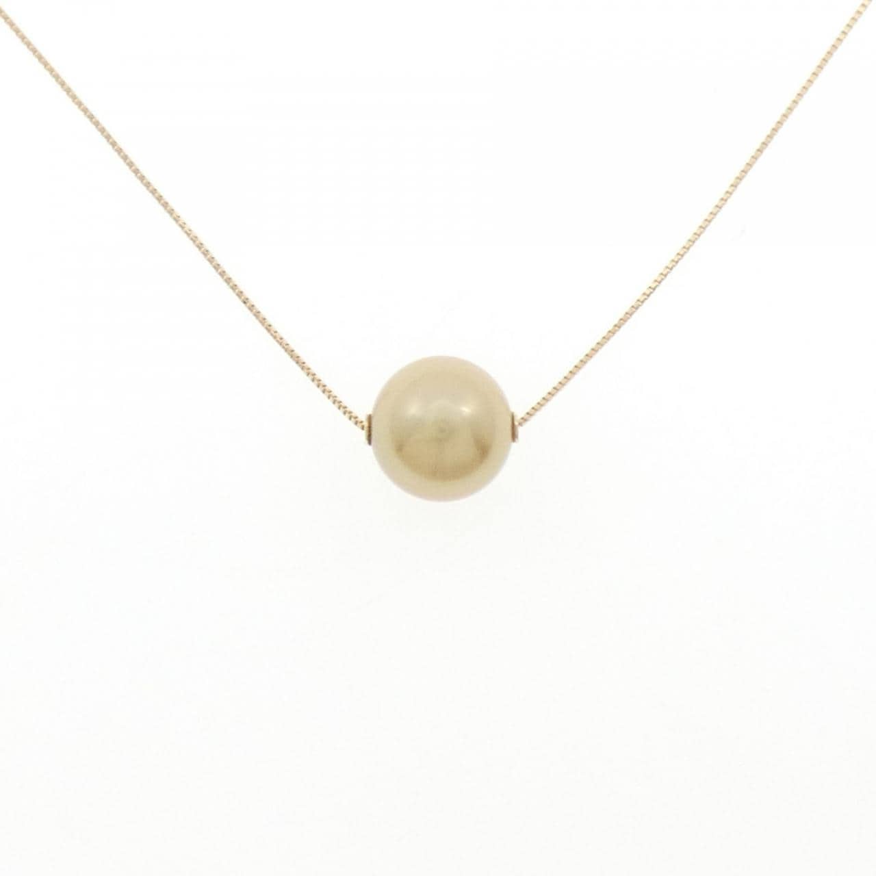 K18YG白蝶珍珠項鍊 11.8 毫米