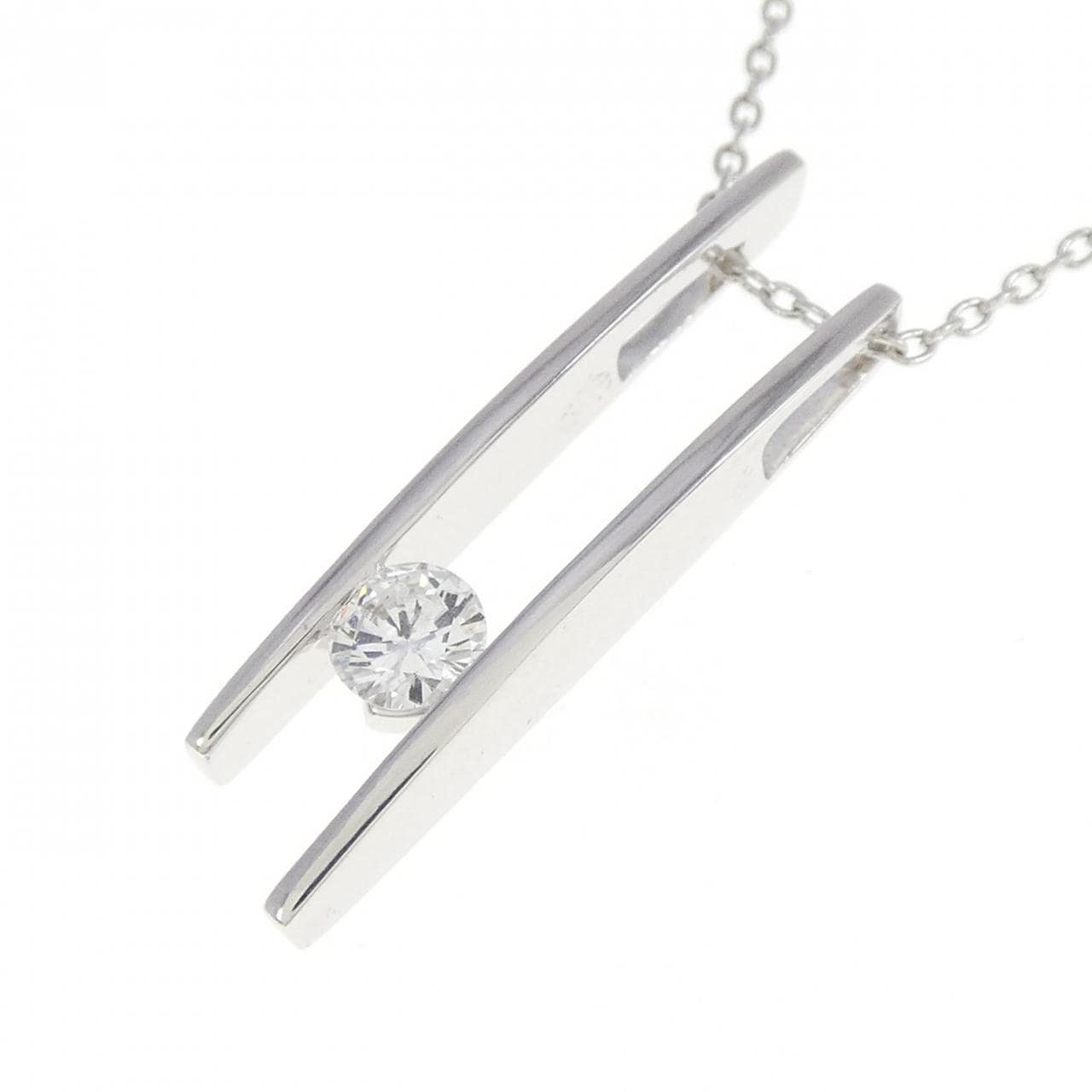 18KWG/K18WG Diamond Necklace