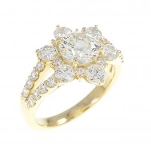 【リメイク】K18YG ダイヤモンド リング 1.01CT J VVS2 3EXT