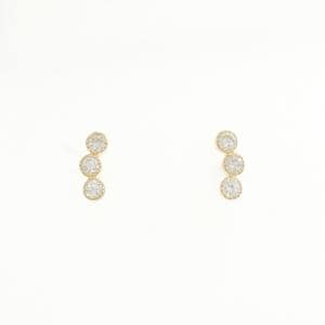 【リメイク】K18YG ダイヤモンド ピアス 0.20CT