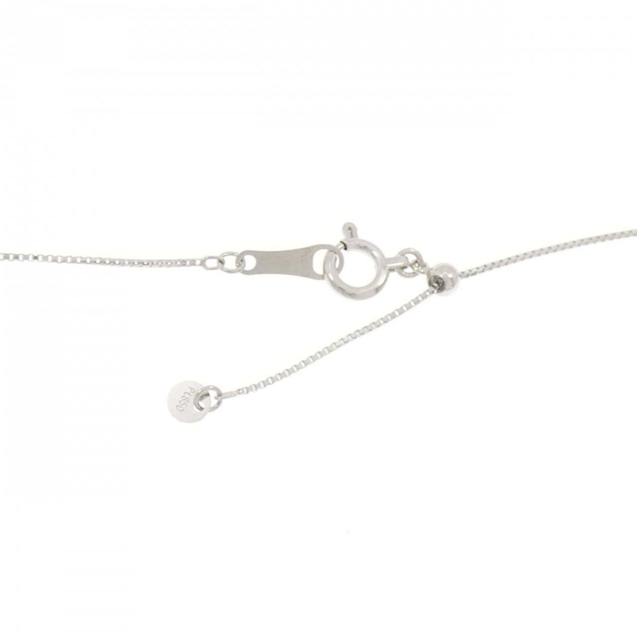 PT/PT850 クロス ダイヤモンド ネックレス 0.50CT
