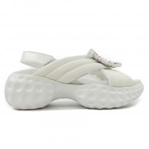 ロジェヴィヴィエ ROGER VIVIER ヴィヴランライトストラスバックル サンダル