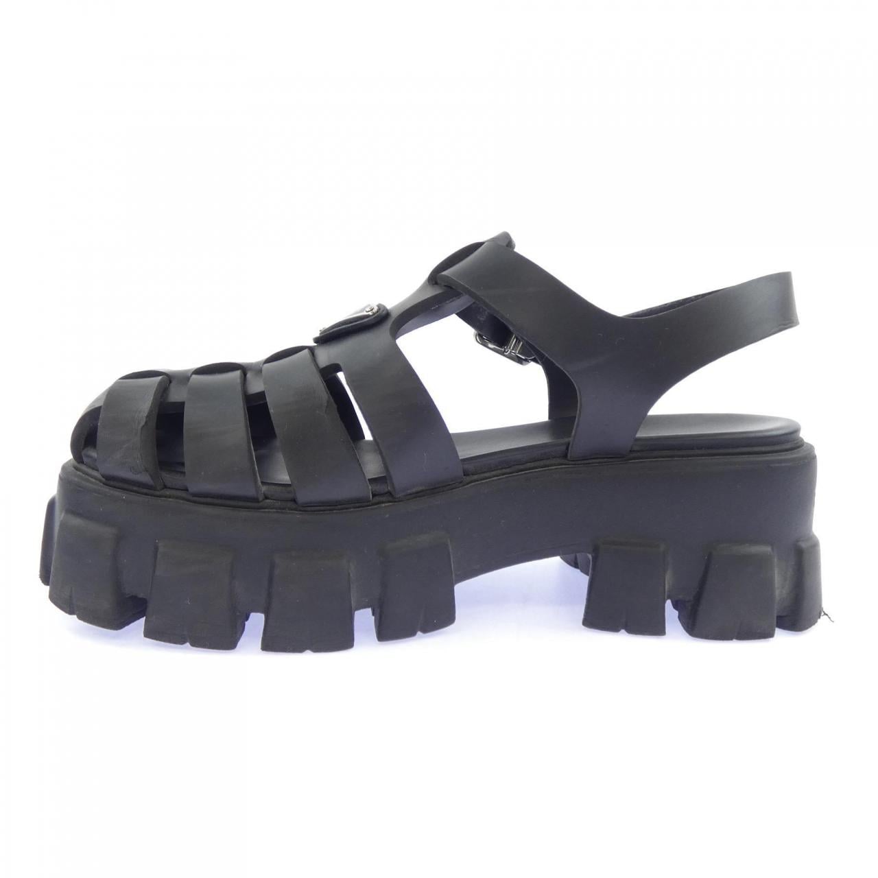 プラダ PRADA トライアングルロゴ モノリス 1X853M フォームラバー サンダル