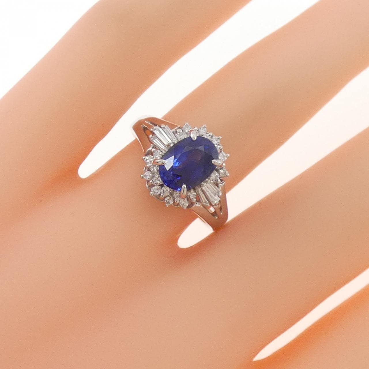 PT900 サファイヤ リング 1.53CT