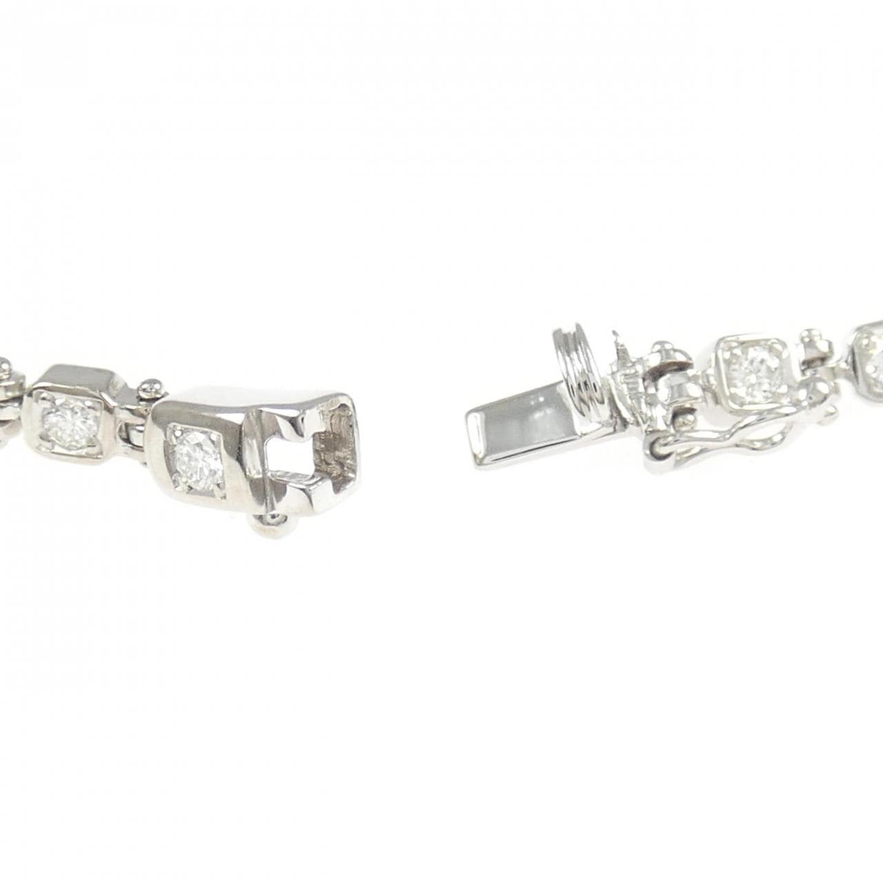 750WG ダイヤモンド ブレスレット 1.03CT