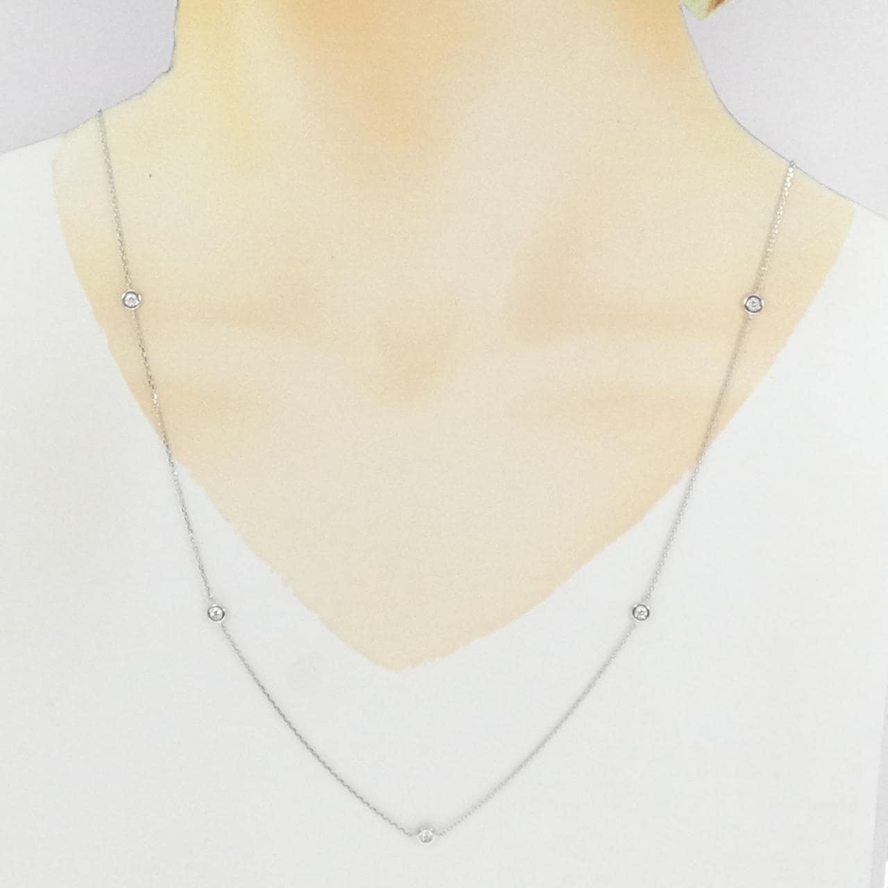 ヴァンドーム ダイヤモンド ネックレス 0.40CT