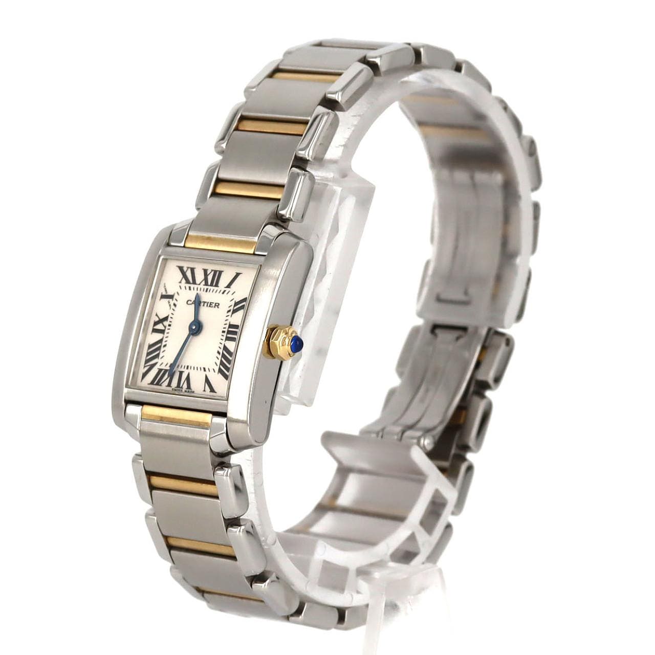 カルティエ タンクフランセーズSM コンビ W51007Q4 SSxYG クォーツ