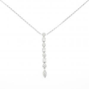 K18WG ダイヤモンド ネックレス