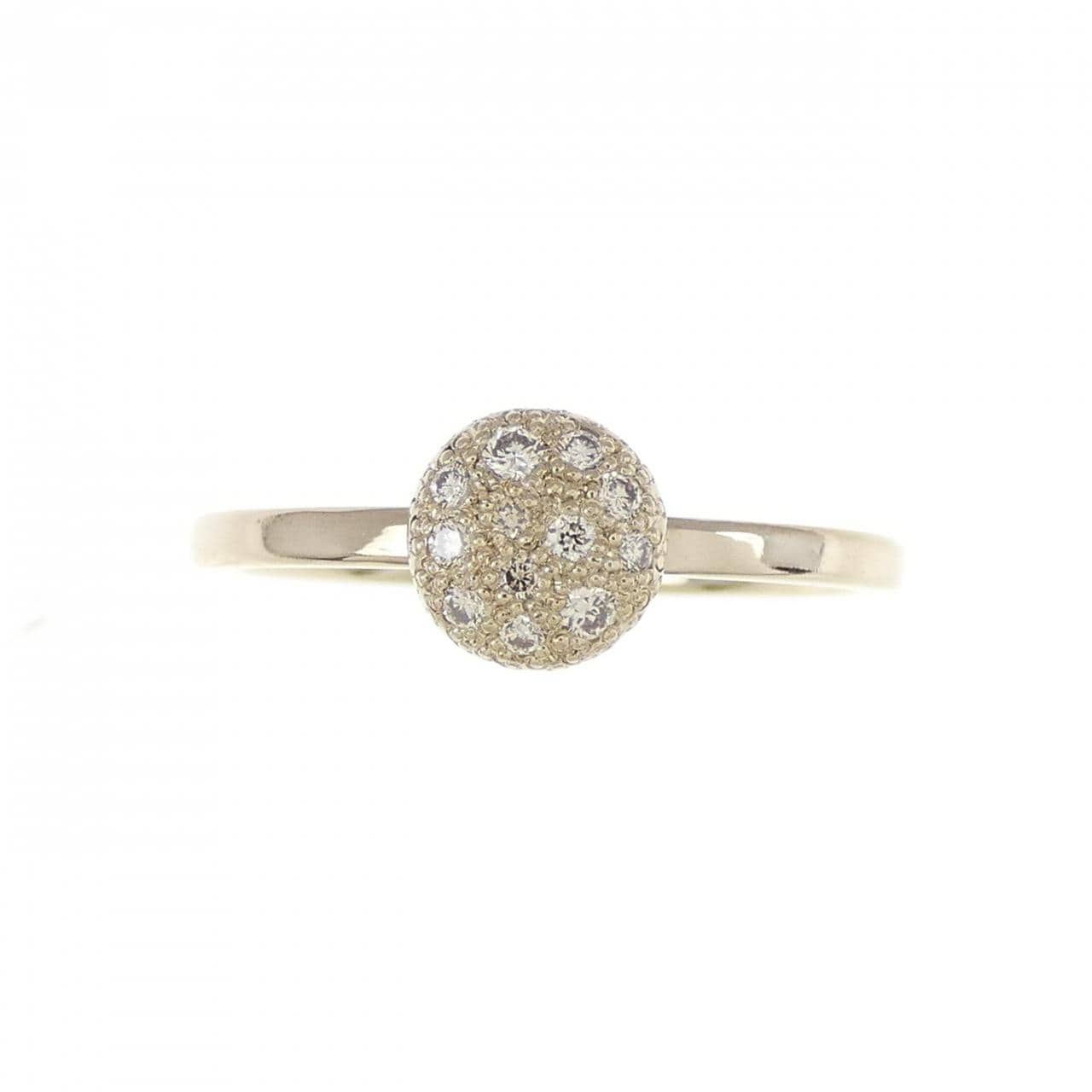 K18YG Diamond ring