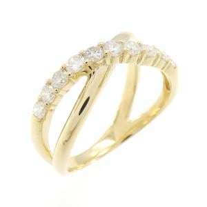 K18YG ダイヤモンド リング 0.50CT