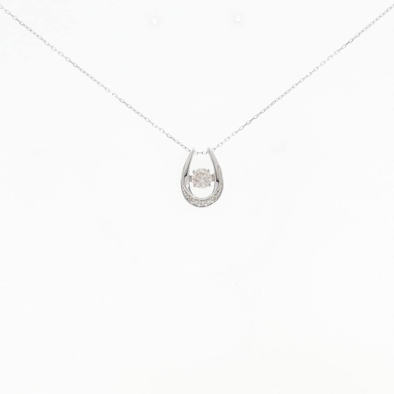 【新品】PT900 ダイヤモンド ネックレス 0.181CT