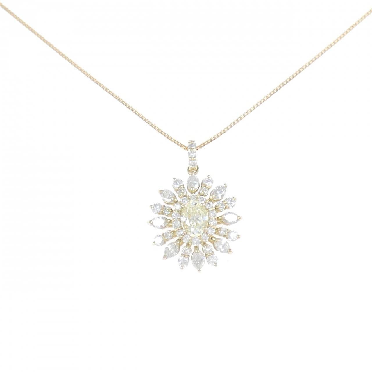 【新品】K18YG ダイヤモンド ネックレス 0.23CT