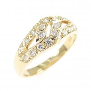 K18YG ダイヤモンド リング