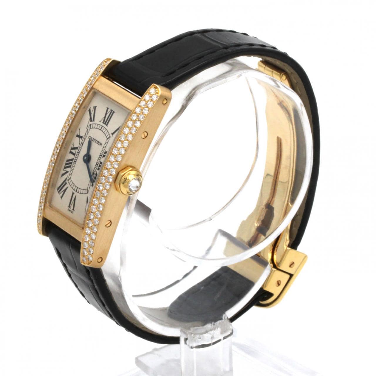 カルティエ タンクアメリカンSM YG/2D WB701251 YG クォーツ