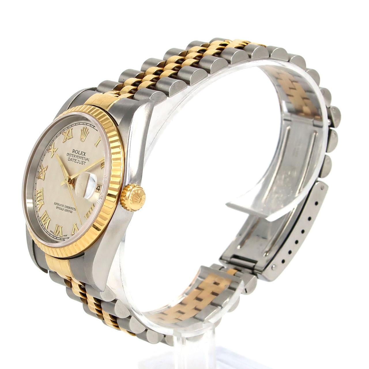 【ノーメンテナンス還元価格】ロレックス デイトジャスト 16233 SSxYG 自動巻 W番