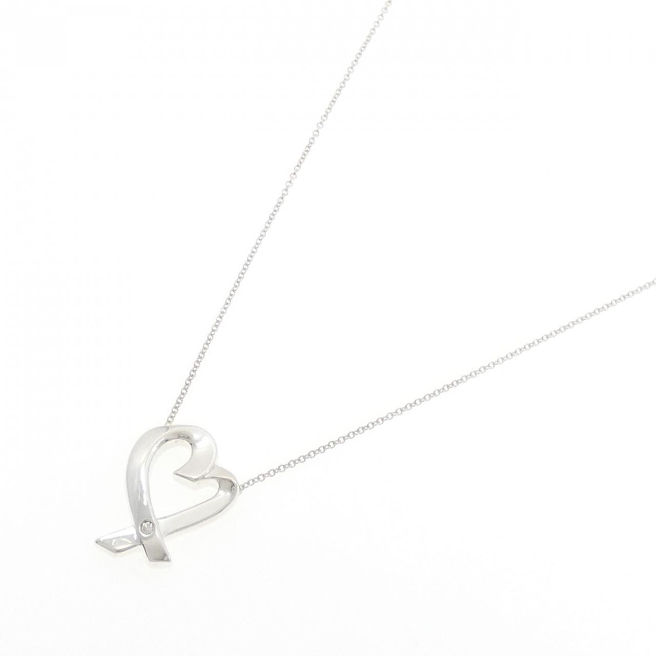 ティファニー ラビングハート ネックレス