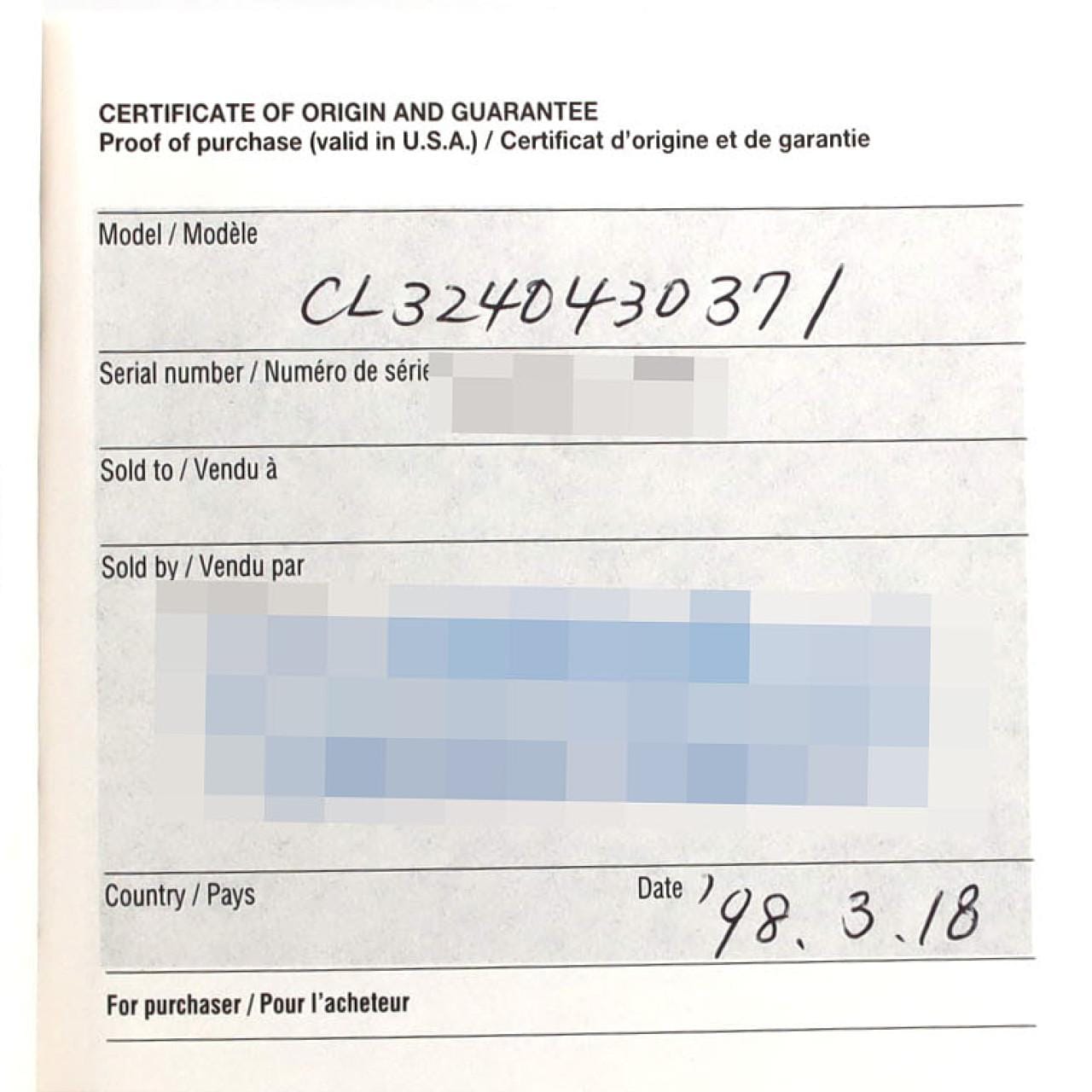 【ノーメンテナンス還元価格】エルメス クリッパー コンビ CL3.240 SSxGP クォーツ