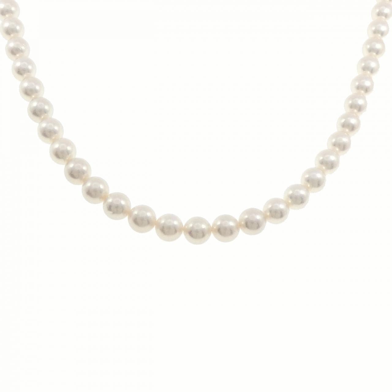 シルバークラスプ アコヤパール ネックレス 8.5-9.0mm