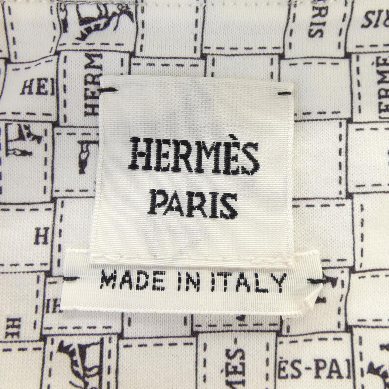 エルメス HERMES BOLDUC AU CARRE ボルデュックチェック 5E4645DK Tシャツ