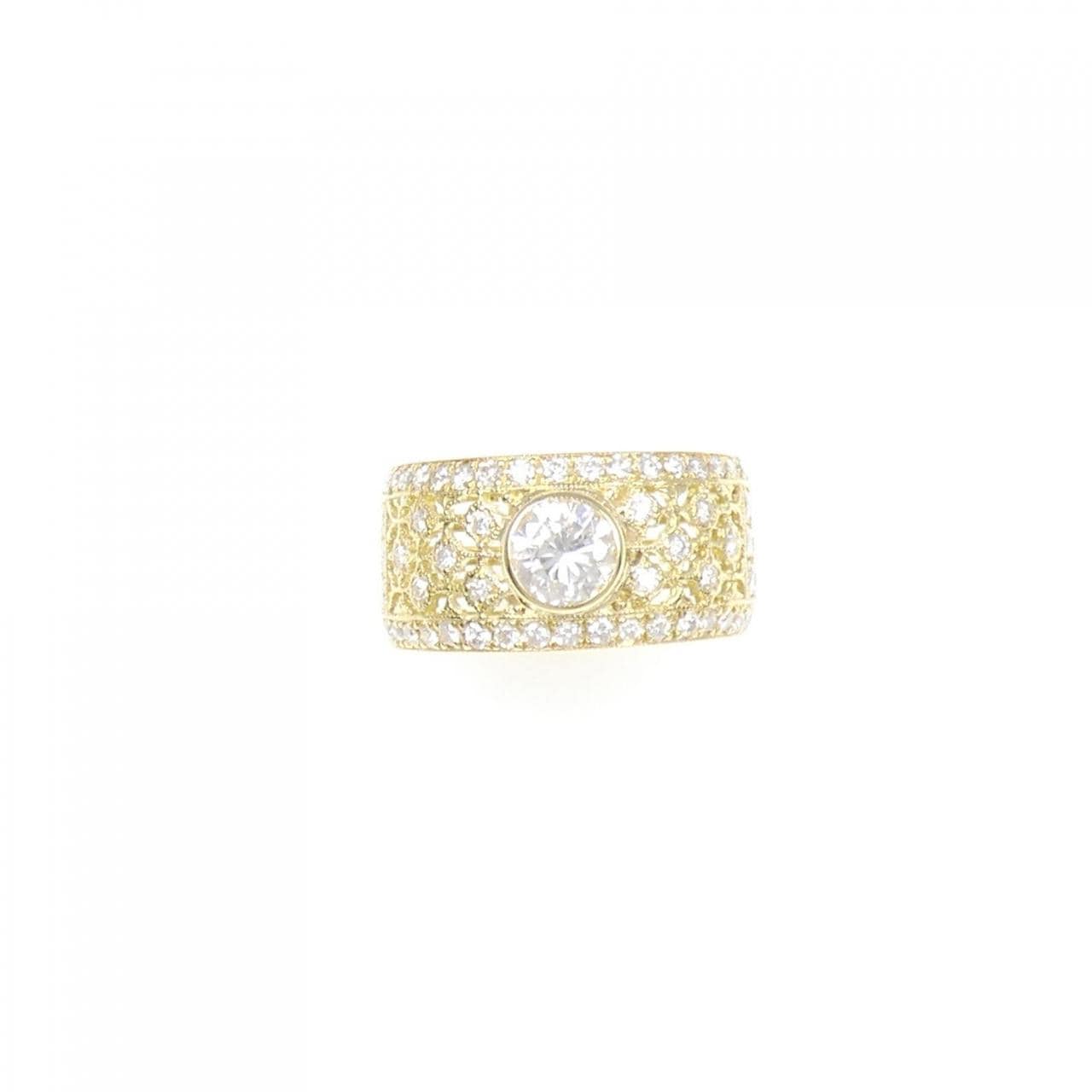 K18YG ダイヤモンド リング 0.603CT