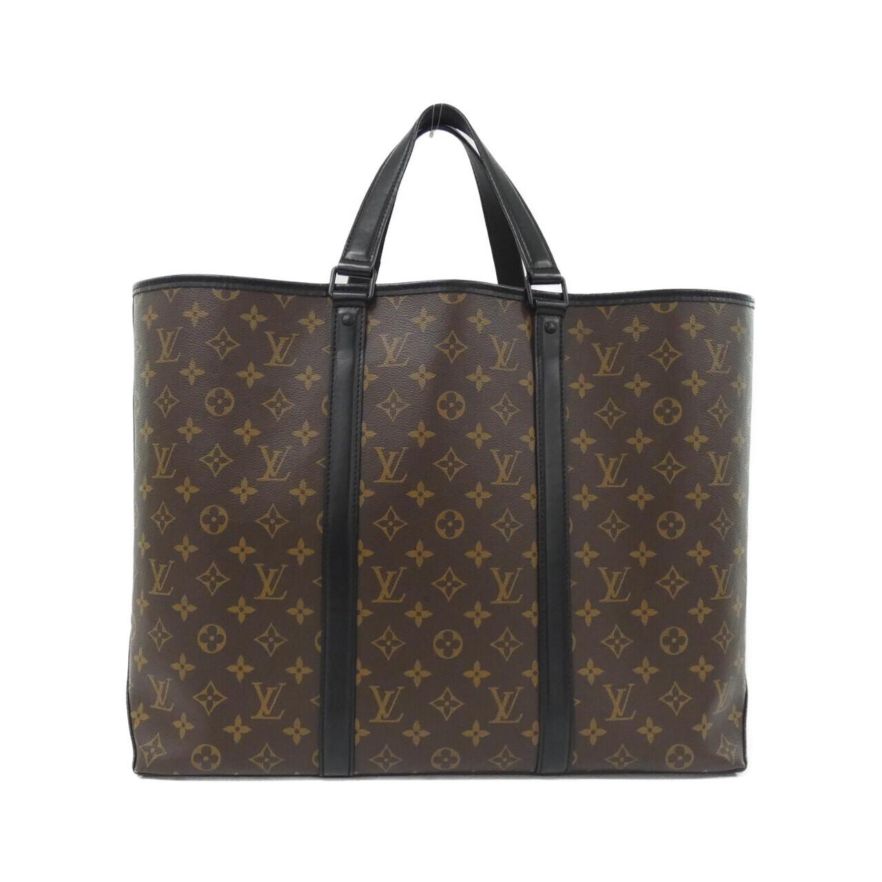 LOUIS VUITTON Monogram Macassar Weekend Tote GM M45733 包