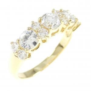 K18YG ダイヤモンド リング 1.00CT