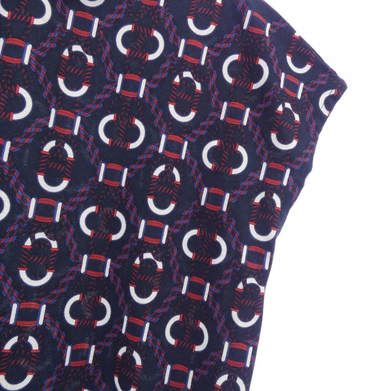 エルメス HERMES カノエ　CANOE 3E4512DB ポロ ドレス カットワンピース