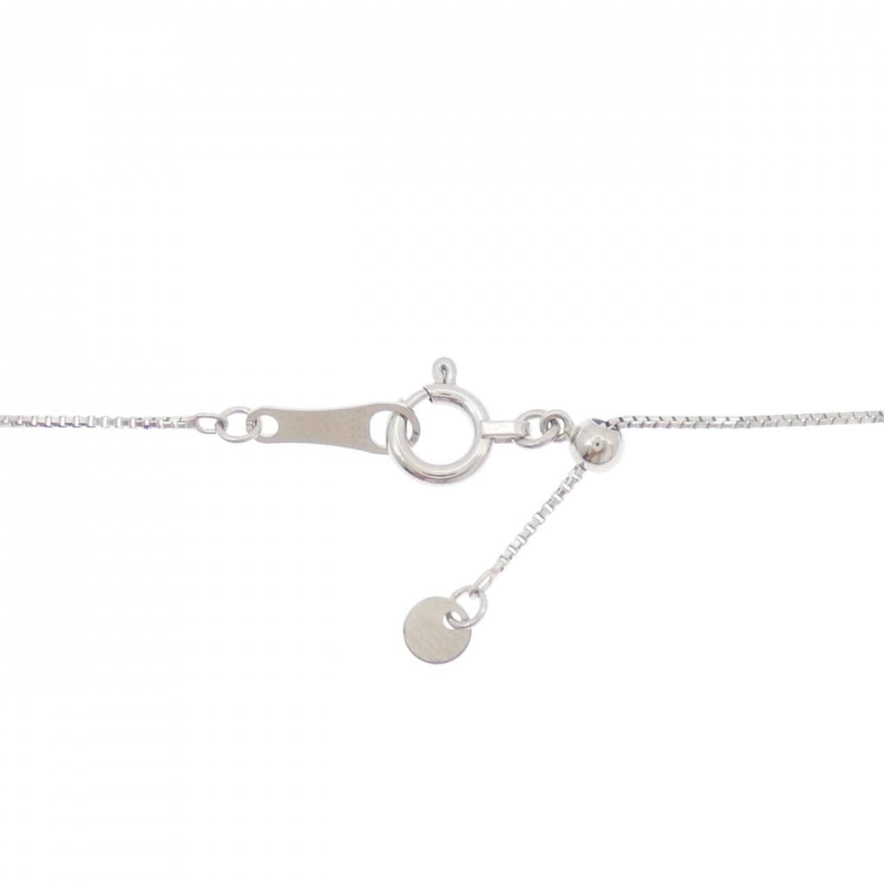 PT950/PT850 エメラルド ネックレス 0.22CT