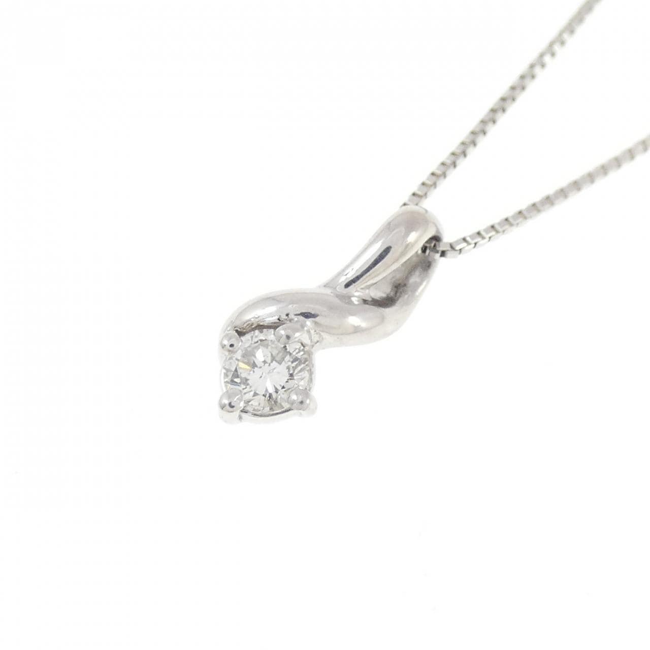 PT900/PT850 ダイヤモンド ネックレス 0.10CT