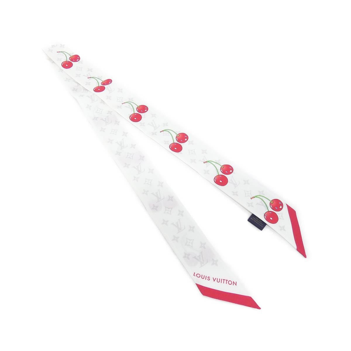 【未使用品】ルイヴィトン　モノグラム　チェリー（ＬＶ　ｘ　ＴＭ）　バンドーＢＢ　Ｍ９４９６８　スカーフ