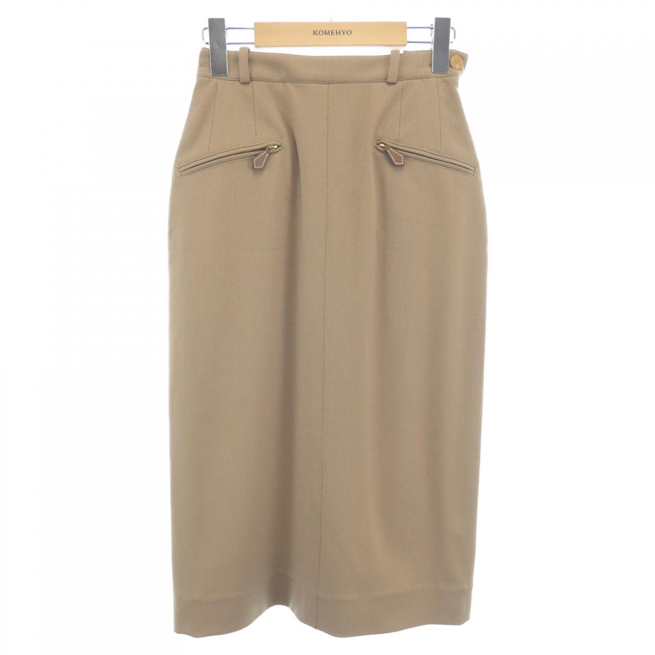 【専用】HERMES ヴィンテージ エルメスベージュ タイトスカート ジップアップ・ペンシルスカート - ベージュ | Hermès