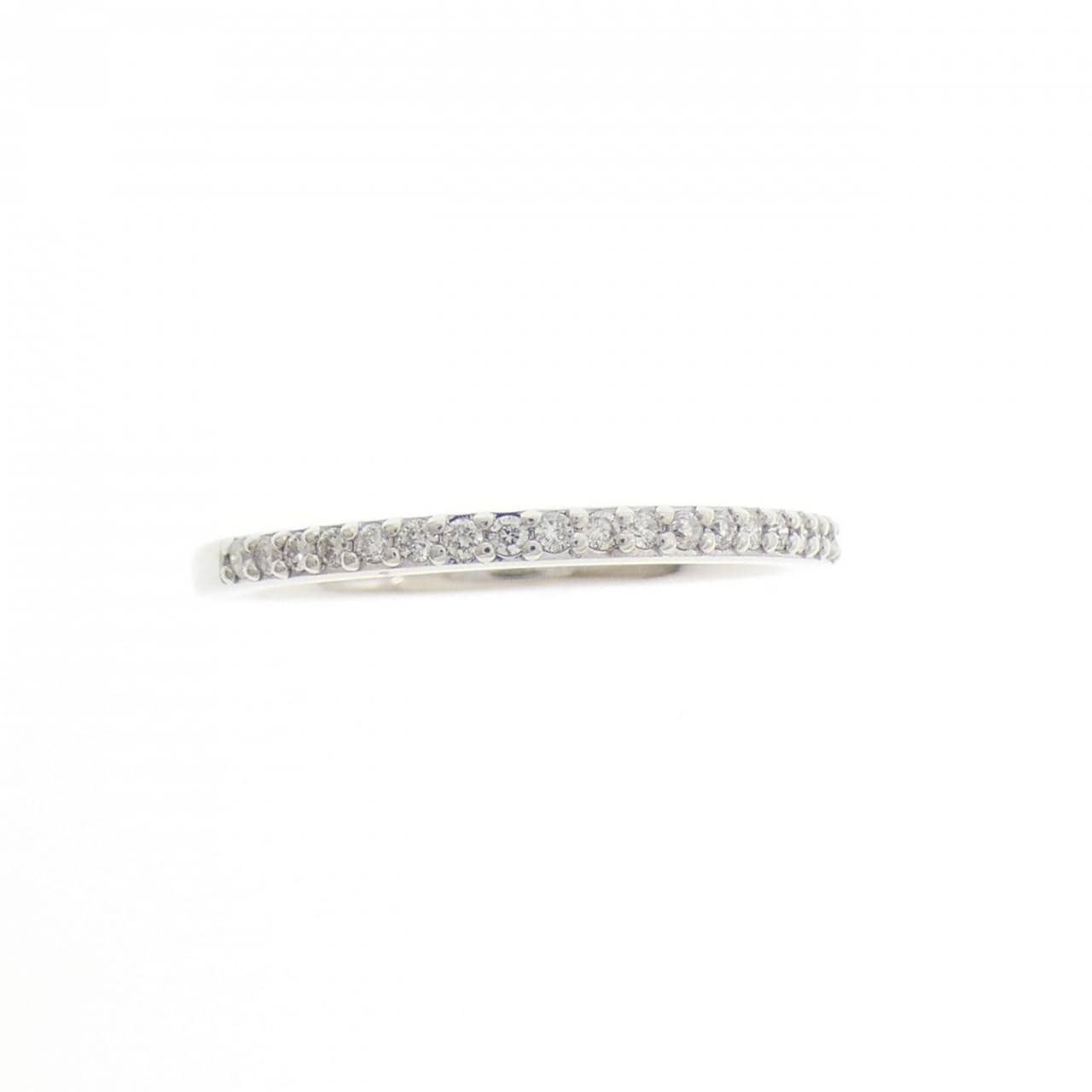 K10WG ハーフエタニティ ダイヤモンド リング 0.05CT