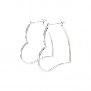 K10WG ハート フープ ピアス