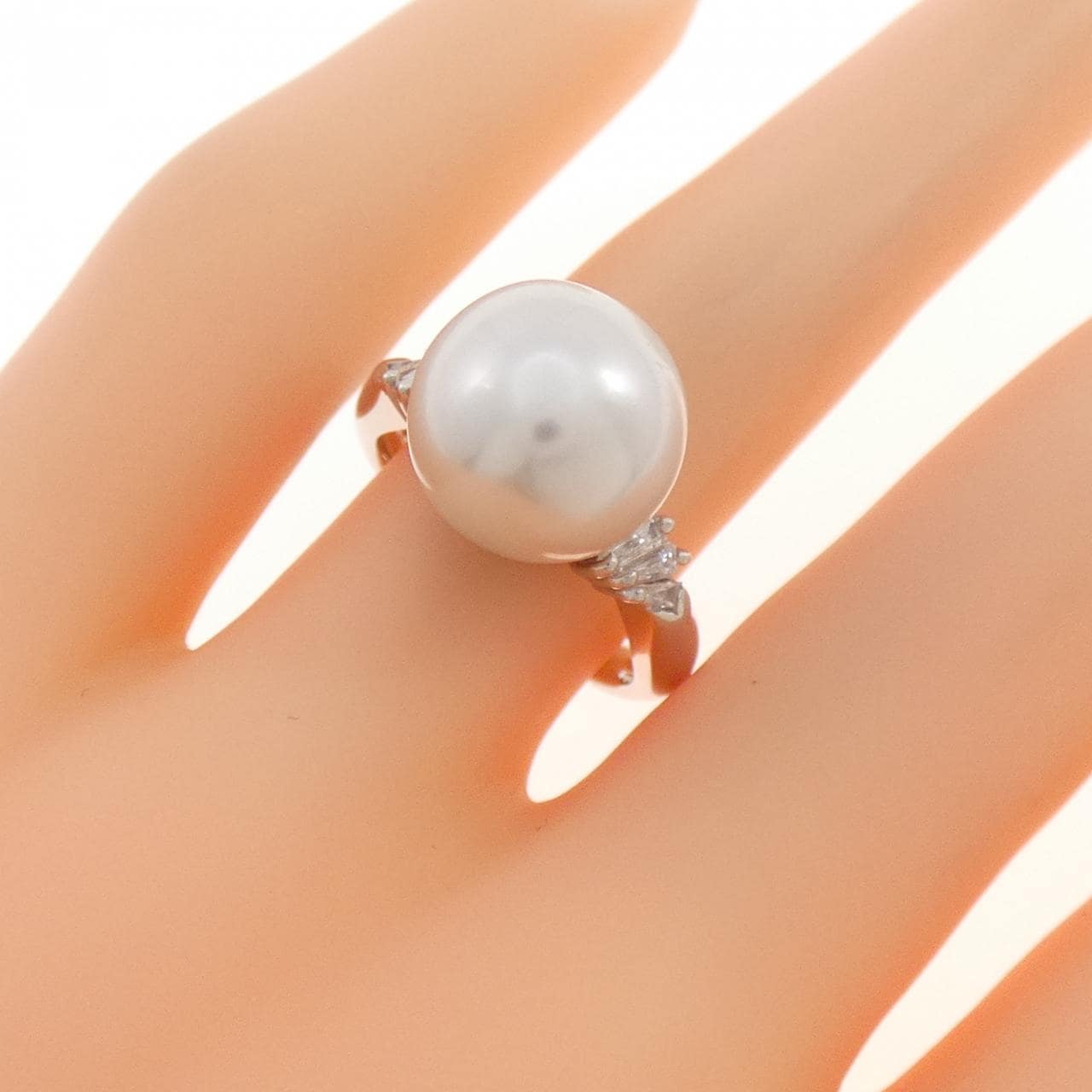 PT900 白蝶パール リング 11.2mm