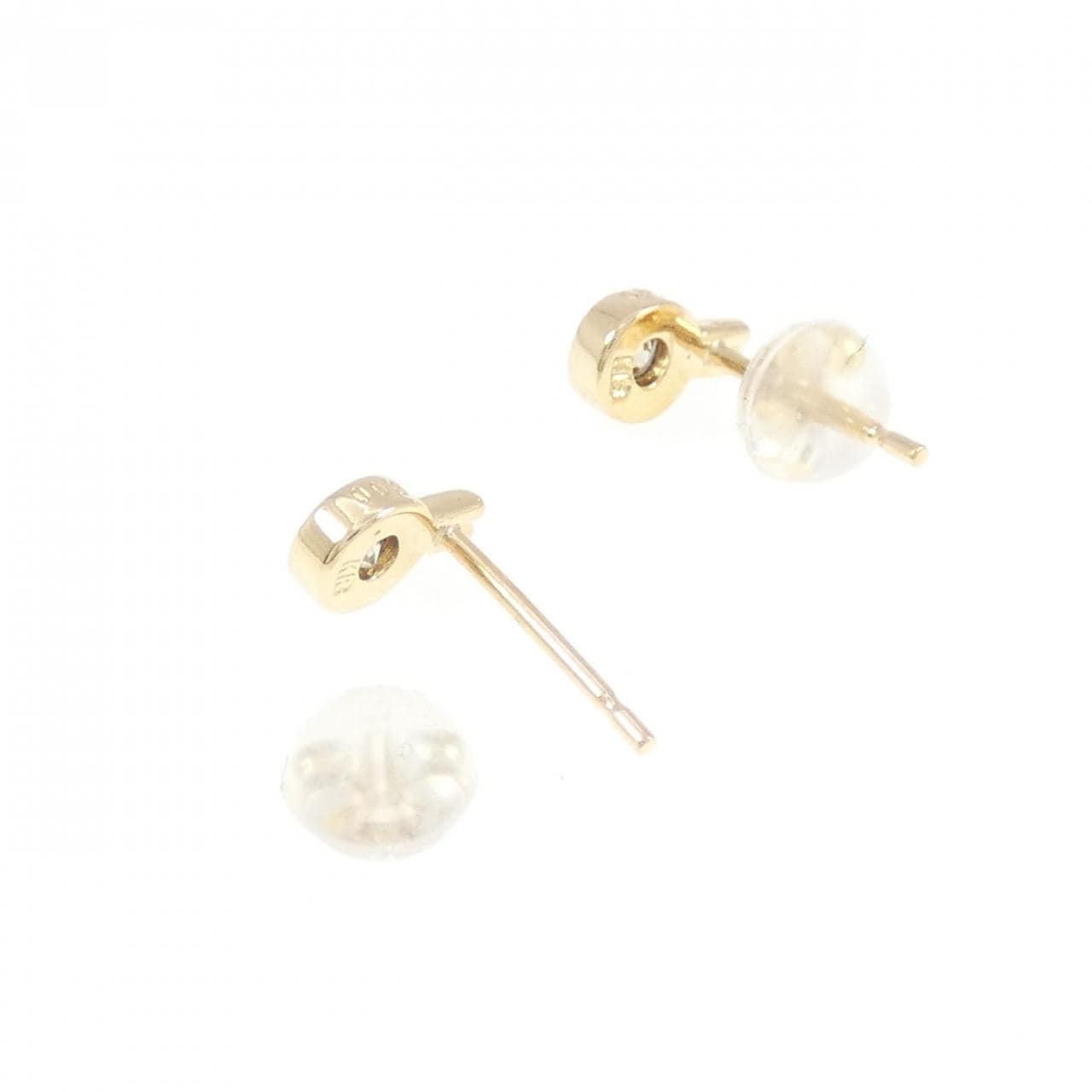 K18YG ダイヤモンド ピアス 0.16CT