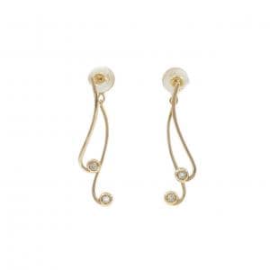 K18YG ダイヤモンド ピアス