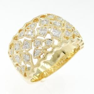 K18YG/K18WG ダイヤモンド リング 0.32CT